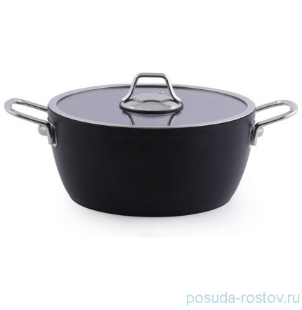 Кастрюля 24 см со стеклянной крышкой &quot;Cucina&quot; / 272097