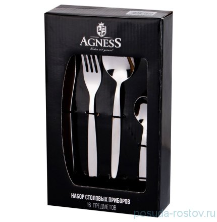 Столовые приборы 16 предметов на 4 персоны &quot;Agness&quot;  / 195667