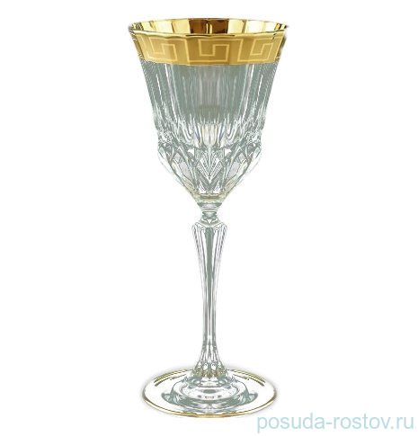 Бокалы для белого вина 220 мл 6 шт "Antique /Версаче золото" / 127690