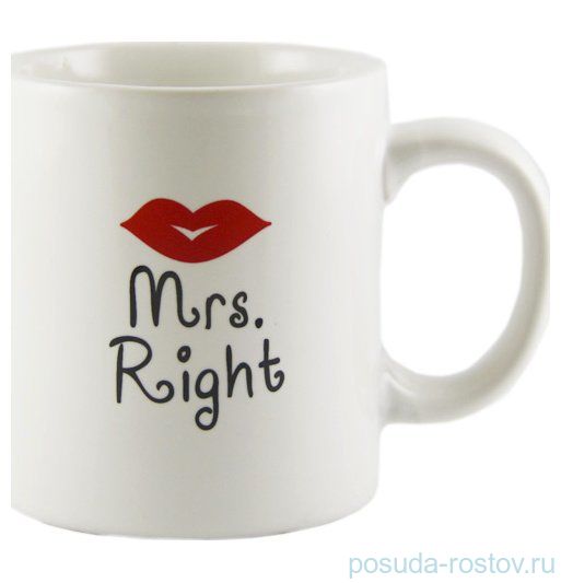 Кружка 330 мл белая Mrs.Right "Вехтерсбах"  / 067673