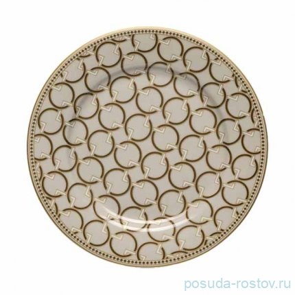 Тарелка 19,5 см бежевая &quot;Deco&quot; / 334613