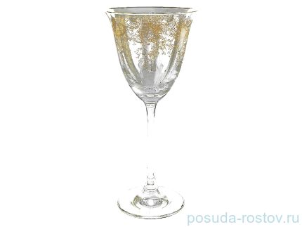 Бокалы для белого вина 190 мл 6 шт &quot;Флора /Золотая повитель&quot; / 018389