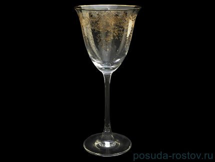 Бокалы для белого вина 190 мл 6 шт &quot;Флора /Золотая повитель&quot; / 018389
