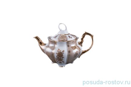 Заварочный чайник 1,1 л &quot;Болеро /Золотая роза /Бежевая&quot; / 203632