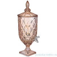 Лимонадница 19,5 х 19,5 х 52 см 4,5 л янтарная &quot;Muza ion /Ромбо&quot; / 255042
