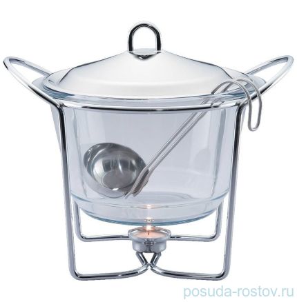 Мармит супница 22 см с половником, объём 4 л &quot;FOOD WARMERS LINE&quot; / 135744