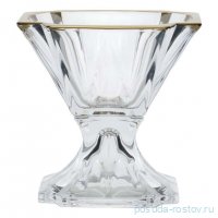 Ваза для конфет 21 см н/н &quot;Метрополитэн /Матовое золото&quot; AS Crystal / 298733
