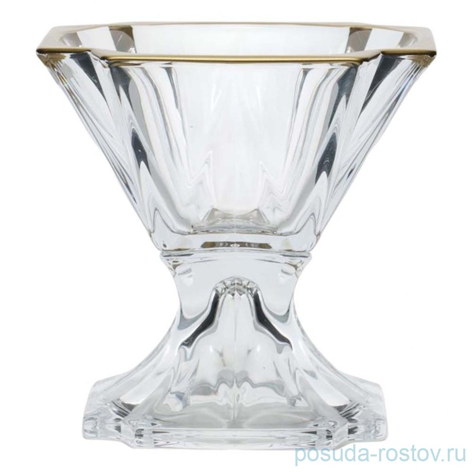 Ваза для конфет 21 см н/н "Метрополитэн /Матовое золото" AS Crystal / 298733