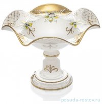 Конфетница 22 см н/н волна &quot;Лепка белая&quot; SC / 146940