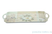 Поднос прямоугольный с ручками &quot;Flower Art 2&quot; / 140308