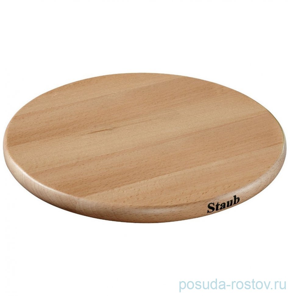Подставка под горячее 16,5 см деревянная магнитная круглая "Staub Accessories" / 323373