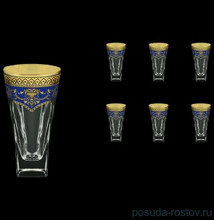 Стаканы для воды 400 мл 6 шт &quot;Astra Gold /Синяя&quot; / 107144