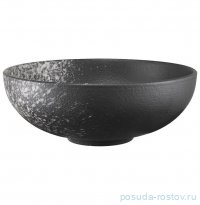 Салатник 15,5 х 6 см 500 мл черный в белую крапинку &quot;Caviar Galaxy&quot; / 369110