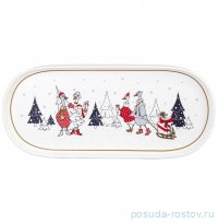 Блюдо 34 см овальное &quot;Family christmas&quot; / 360666