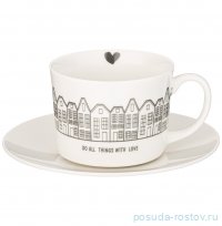 Чайная пара 250 мл &quot;Love you /Do all things with love&quot; / 331398