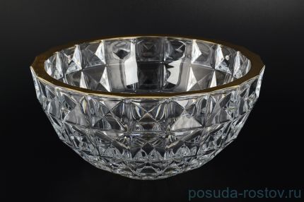 Ваза для фруктов 28 см &quot;Диаманд /Золотой кант&quot; / 096304
