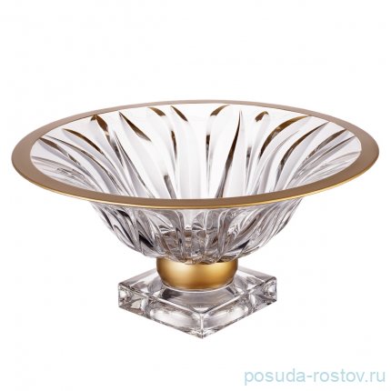 Фруктовница 33 см н/н &quot;Flame /Матовая полоса&quot; AS Crystal / 163559
