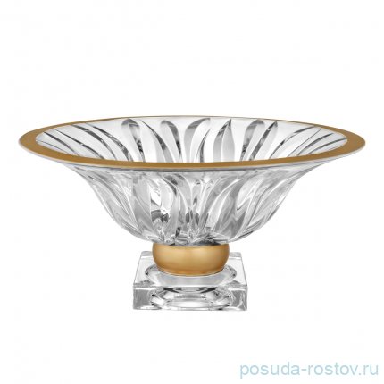 Фруктовница 33 см н/н &quot;Flame /Матовая полоса&quot; AS Crystal / 163559