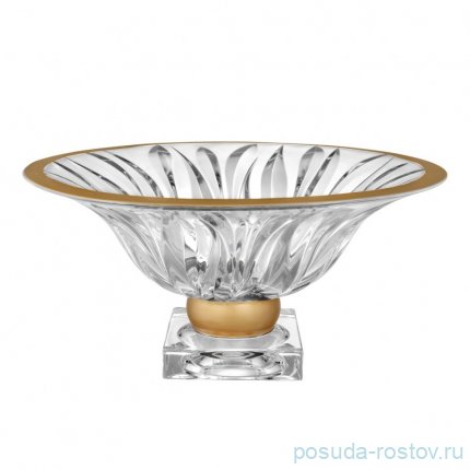 Фруктовница 33 см н/н &quot;Flame /Матовая полоса&quot; AS Crystal / 163559