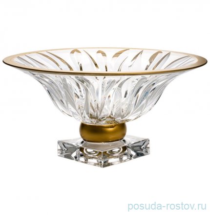 Фруктовница 33 см н/н &quot;Flame /Матовая полоса&quot; AS Crystal / 163559