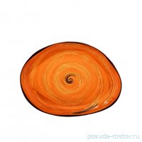 Блюдо 33 x 24,5 см оранжевое &quot;Spiral&quot; / 334363