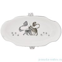 Блюдо 23 х 12 х 4 см &quot;котики&quot; / 242122