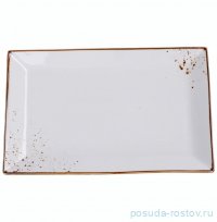 Блюдо прямоугольное 35*25 см, фарфор, серия &quot;Элеганс&quot; &quot;The Sun&quot; P.L. (4шт.) / 327754