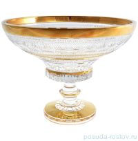 Ваза для фруктов 25 см н/н &quot;Max Crystal /Хрусталь с золотом&quot; / 124852