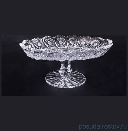 Ваза для конфет 21 см н/н &quot;Хрусталь резной&quot; / 028475