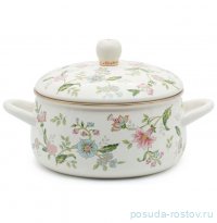 Кастрюля 20 см с крышкой эмалированная 2,8 л &quot;Magnolia&quot; (подарочная упвквка) / 330807