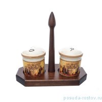Набор для специй 19,7 х 9,7 см на деревянной подставке &quot;Натюрморт&quot;  / 226228