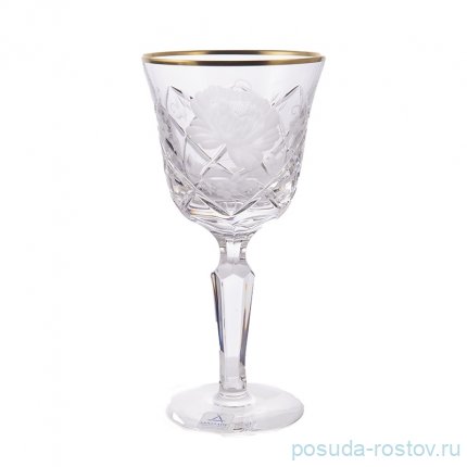Рюмки 60 мл 6 шт &quot;Роза /Золотой кант&quot; / 231843