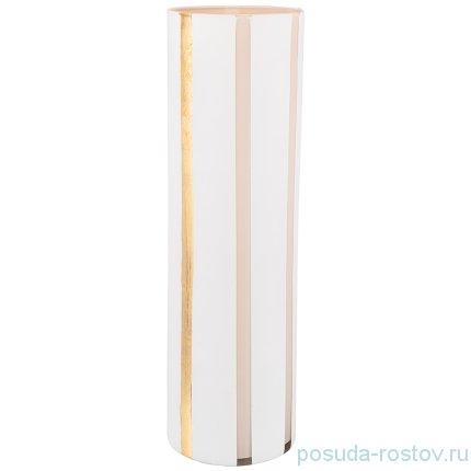 Ваза для цветов 15 х 50 см &quot;Cilindro glamour white&quot; / 269691