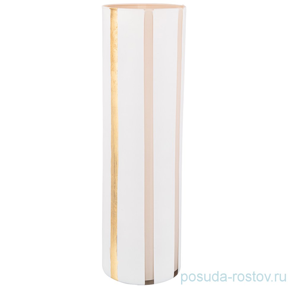 Ваза для цветов 15 х 50 см "Cilindro glamour white" / 269691