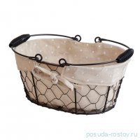 Хлебница 25 х 17 х 12 см с хлопковой вставкой / 321480