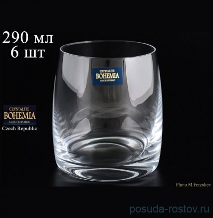 Стаканы для виски 290 мл 6 шт &quot;Идеал /Без декора&quot; / 005537