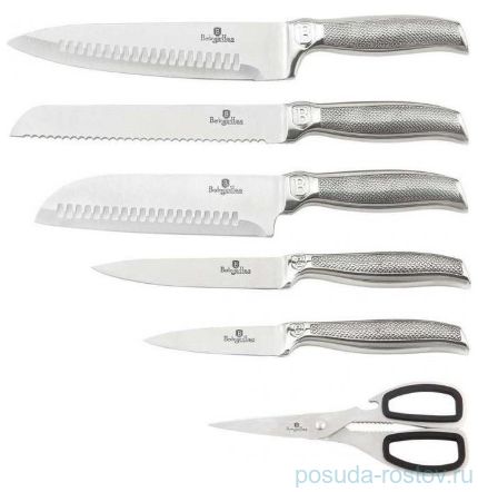 Набор ножей для кухни 8 предметов на подставке с ножеточкой &quot;Kikoza Collection&quot; / 135764