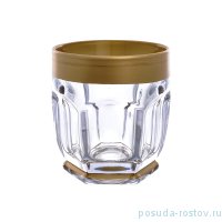 Стаканы для виски 250 мл 6 шт &quot;Сафари /Широкое матовое золото&quot; AS Crystal / 201627