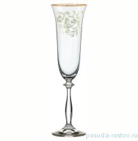Бокал для шампанского 190 мл 1 шт &quot;Анжела /Золотые веточки -2 /436091&quot; / 156062