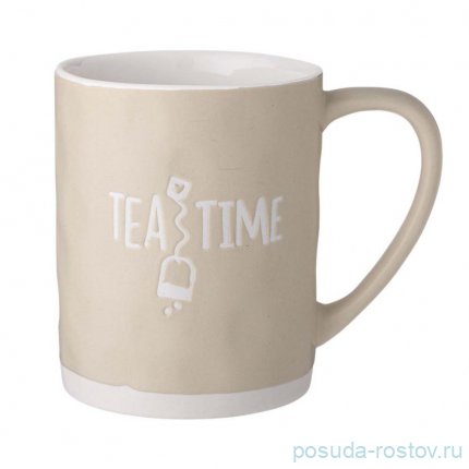 Кружка tea time 520 мл кремовая / 348830