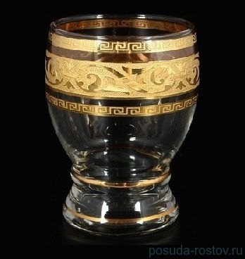 Стаканы для воды 250 мл 6 шт &quot;Яна /Махараджа золото&quot; / 086669
