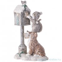 Статуэтка собака и кошка 10,5х6х16,5 см / 354893