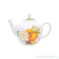 Заварочный чайник 1 л &quot;Artigianato ceramico /Апельсин и роза&quot; / 228420