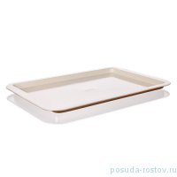 Лоток для выпечки 42 x 29 x 2 см прямоугольный антипригарное покрытие &quot;Gourmet Ceramia&quot; / 152101