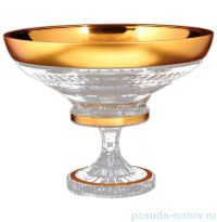 Фруктовница 30 см н/н &quot;Bohemia gold /Матовое золото&quot; / 115921