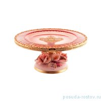 Блюдо 22 см н/н &quot;Розаперла /Марисоль /Розовая с золотом&quot; / 159859