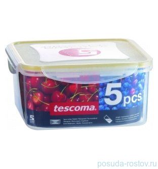 Набор контейнеров 5 шт квадратные &quot;FRESHBOX&quot;  / 141637
