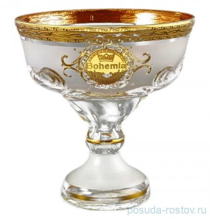 Конфетница 13 см н/н &quot;Богемия /Антик золото&quot; B-G / 166172