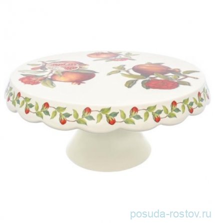 Тортница 33 см н/н &quot;Artigianato ceramico /Гранат&quot; / 232991