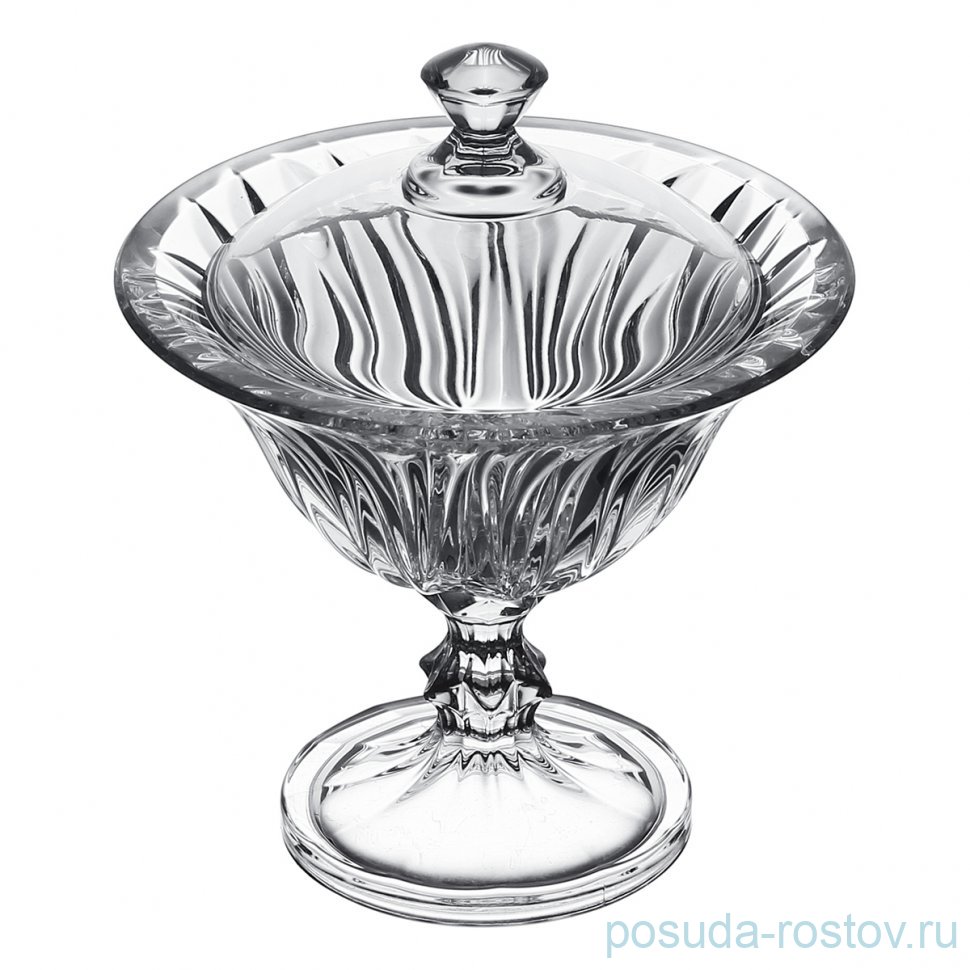 Конфетница 13,5 см н/н с крышкой "Barbados Flame /Без декора" / 367017